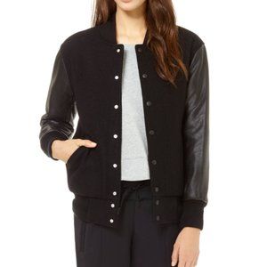 ARITZIA | TNA PURCELL BLACK BOMBER JACKET